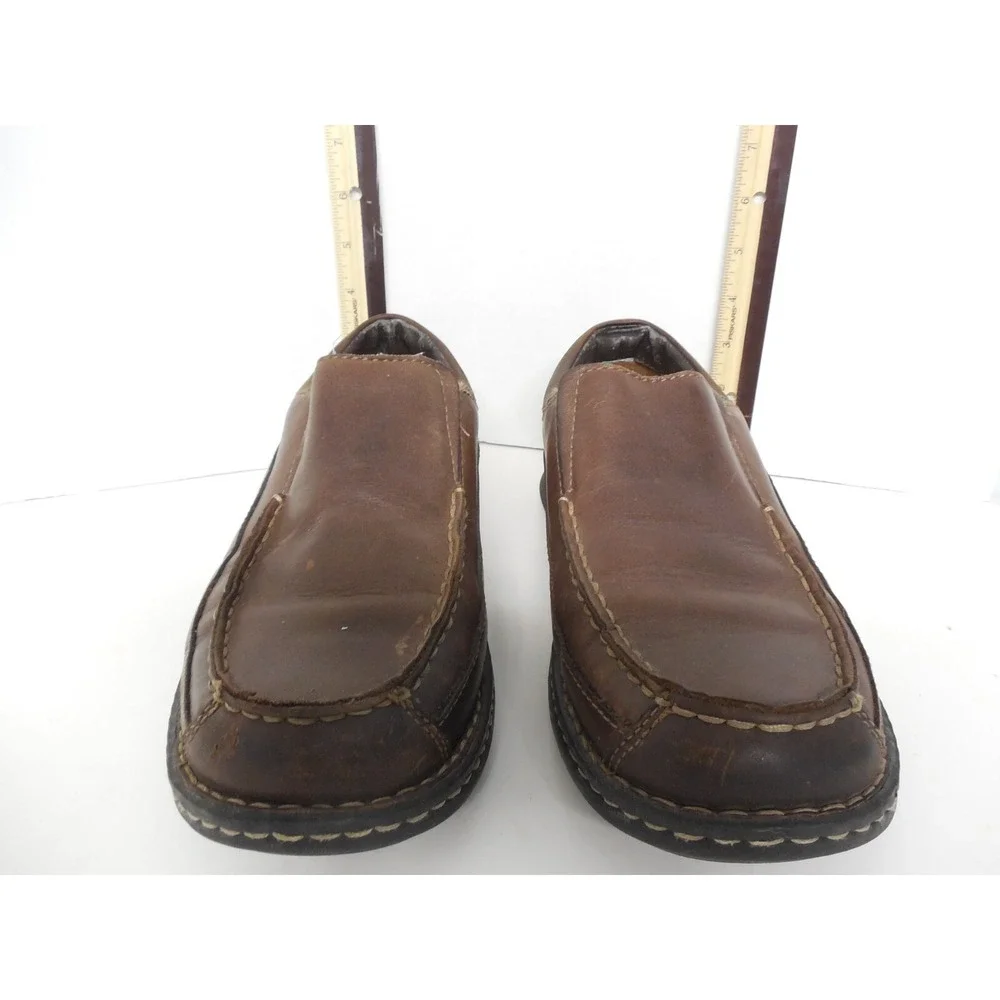 Dockers Stain Defender Men's 9.5 M‎ Brown Leather Loafer/Slip on Shoes